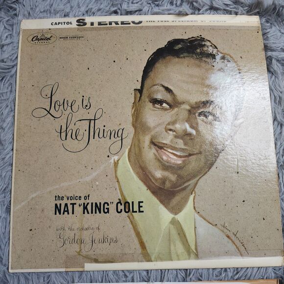 The Voice of Nat King Cole 1957 Love is the Thing Album Capitol Records SW824 LP - Picture 2 of 10
